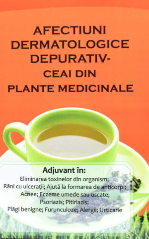 Ceai Afecţiuni Dermatologice Depurativ 250 g plante medicinale