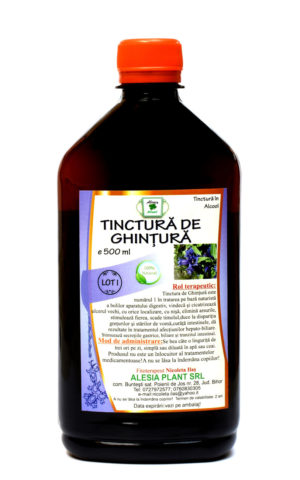 Tinctura de Ghintura 500 ml. Remediu naturist adjuvant al sistemului digestiv.
