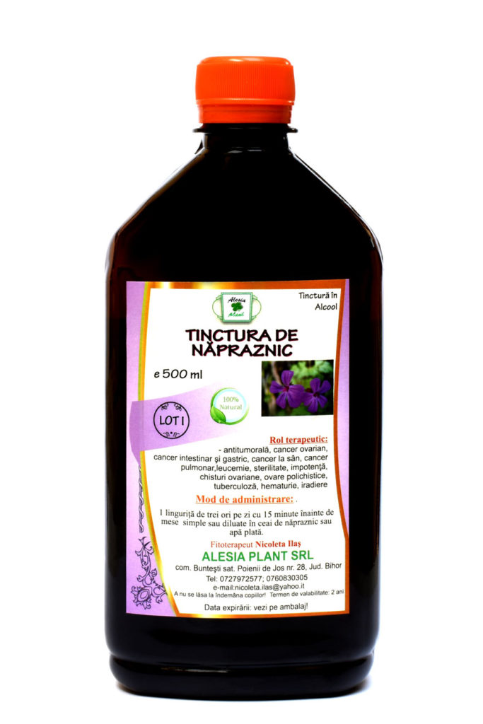 Tinctura de Năpraznic 500 ml remediu naturist pentru cancer