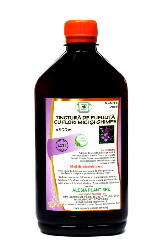 Tinctură de Pufuliţă cu flori mici şi Ghimpe