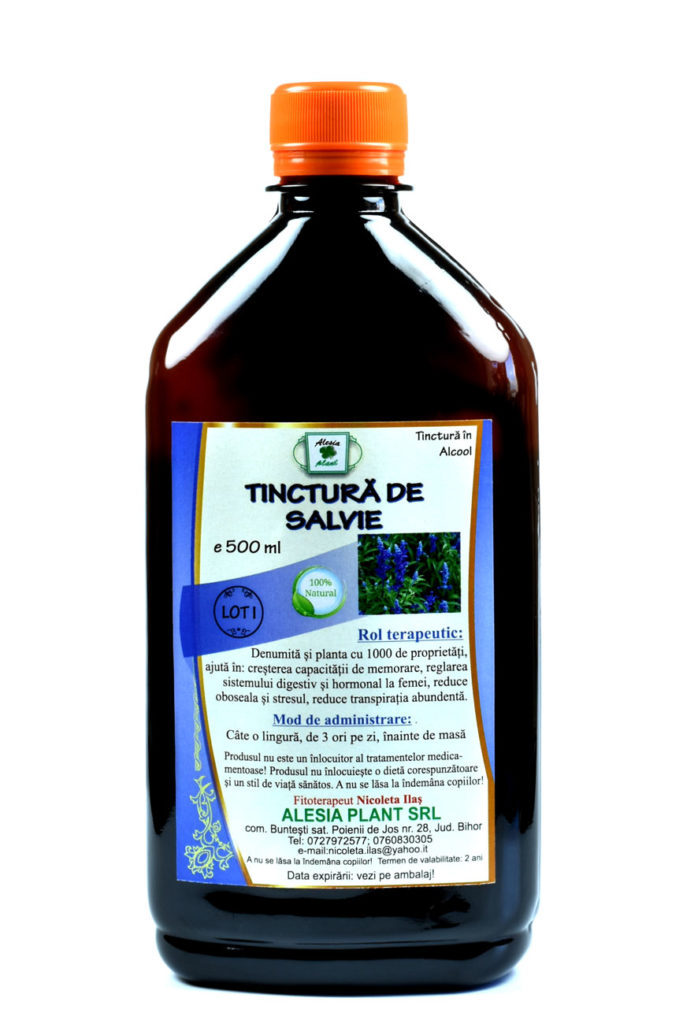 Tinctură de Salvie 500 ml
